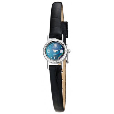 Женские серебряные наручные часы Чайка 97006-1.616