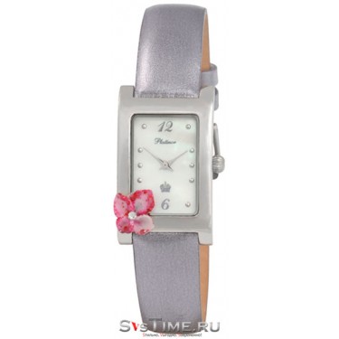 Женские серебряные наручные часы Platinor 200100РВ.306