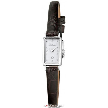 Женские серебряные наручные часы Platinor 200200.107