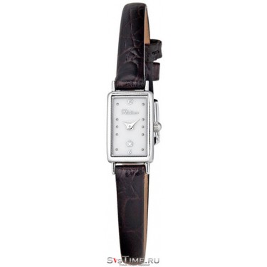 Женские серебряные наручные часы Platinor 200200.306