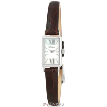 Женские серебряные наручные часы Platinor 200200.332