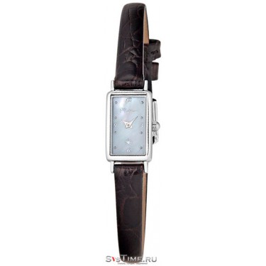 Женские серебряные наручные часы Platinor 200200.607