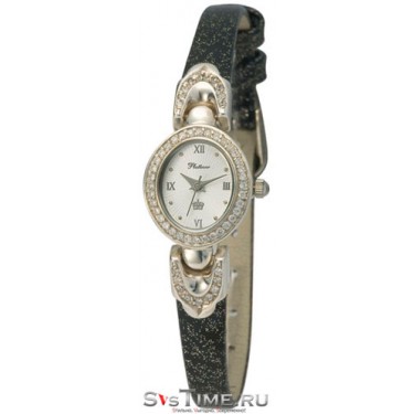 Женские серебряные наручные часы Platinor 200406.222