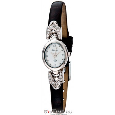 Женские серебряные наручные часы Platinor 200406A.312