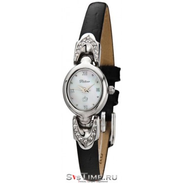 Женские серебряные наручные часы Platinor 200406A.316