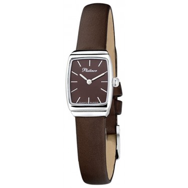 Женские серебряные наручные часы Platinor 25300.703