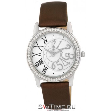 Женские серебряные наручные часы Platinor 40206.133