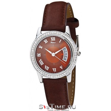 Женские серебряные наручные часы Platinor 40206.728