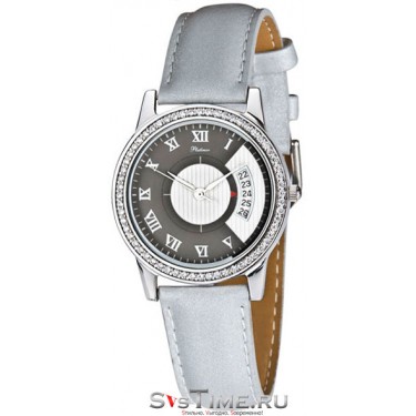 Женские серебряные наручные часы Platinor 40206.828