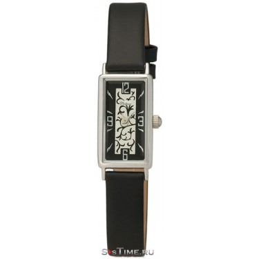Женские серебряные наручные часы Platinor 42500.553