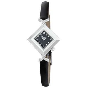 Женские серебряные наручные часы Platinor 43906.503
