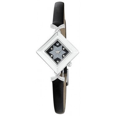 Женские серебряные наручные часы Platinor 43906.528