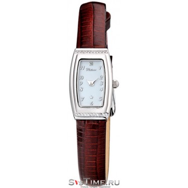 Женские серебряные наручные часы Platinor 45006.105