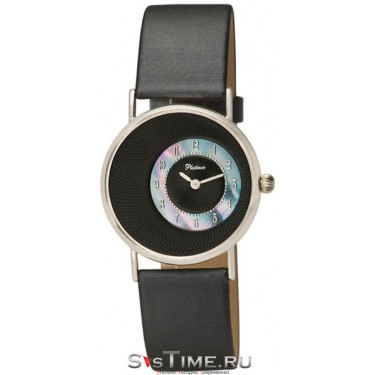 Женские серебряные наручные часы Platinor 54500-1.507