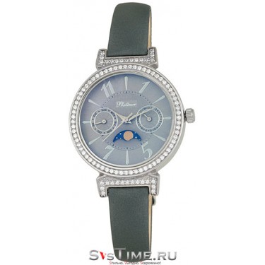 Женские серебряные наручные часы Platinor 54806-2.612