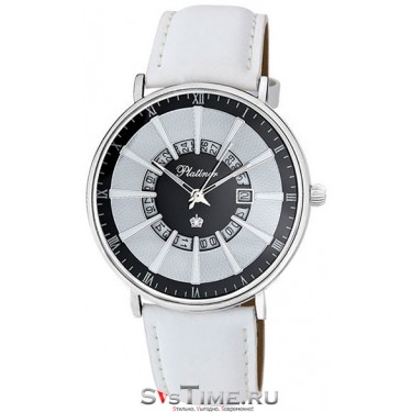 Женские серебряные наручные часы Platinor 56700.235