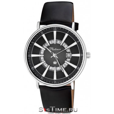 Женские серебряные наручные часы Platinor 56700.535