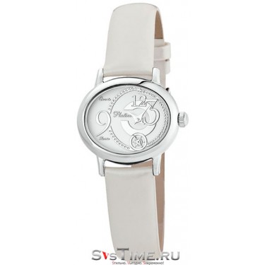 Женские серебряные наручные часы Platinor 74000.128