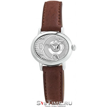 Женские серебряные наручные часы Platinor 74000.227