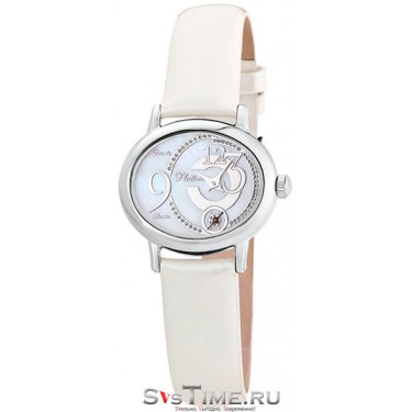Женские серебряные наручные часы Platinor 74000.328