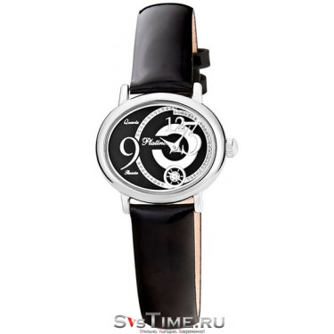 Женские серебряные наручные часы Platinor 74000.528