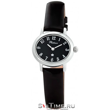 Женские серебряные наручные часы Platinor 74100.505
