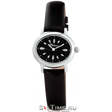 Женские серебряные наручные часы Platinor 74100.524