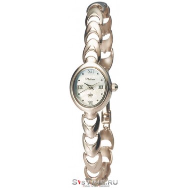 Женские серебряные наручные часы Platinor 78100.316