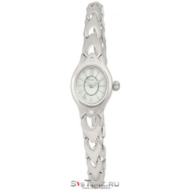 Женские серебряные наручные часы Platinor 78206.220