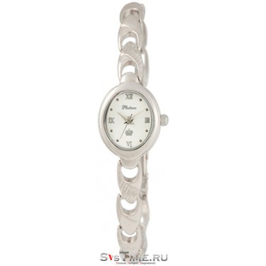Женские серебряные наручные часы Platinor 78300-2.122