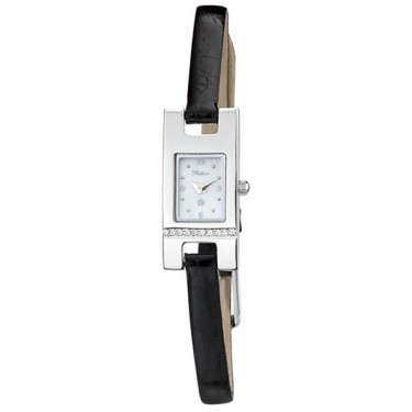 Женские серебряные наручные часы Platinor 91406.106