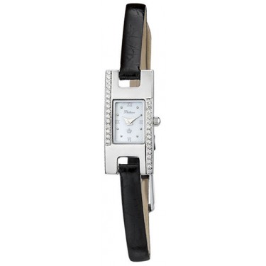 Женские серебряные наручные часы Platinor 91406-3.106