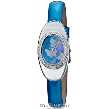 Женские серебряные наручные часы Platinor 92706A.636