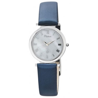 Женские серебряные наручные часы Platinor 93200.315
