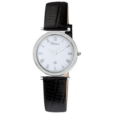 Женские серебряные наручные часы Platinor 93206.115