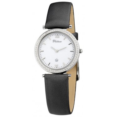 Женские серебряные наручные часы Platinor 93206.116