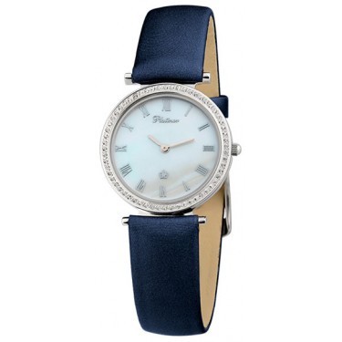 Женские серебряные наручные часы Platinor 93206.315