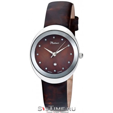 Женские серебряные наручные часы Platinor 94000.724