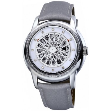 Женские серебряные наручные часы Platinor 96406.154