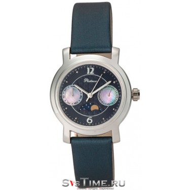 Женские серебряные наручные часы Platinor 97200.613