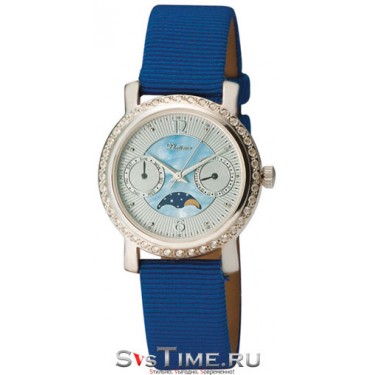 Женские серебряные наручные часы Platinor 97206.813