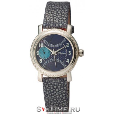 Женские серебряные наручные часы Platinor 97306.628