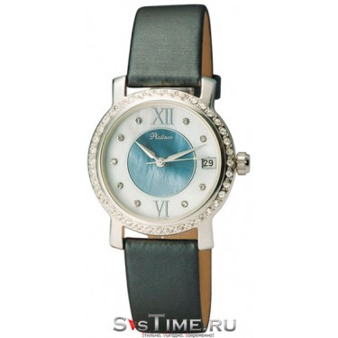 Женские серебряные наручные часы Platinor 97406.317