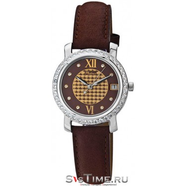 Женские серебряные наручные часы Platinor 97406.719