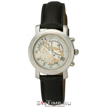 Женские серебряные наручные часы Platinor 97600.233