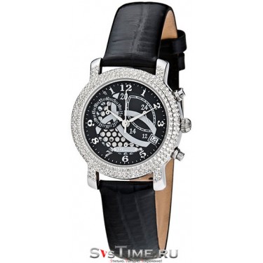 Женские серебряные наручные часы Platinor 97606.533