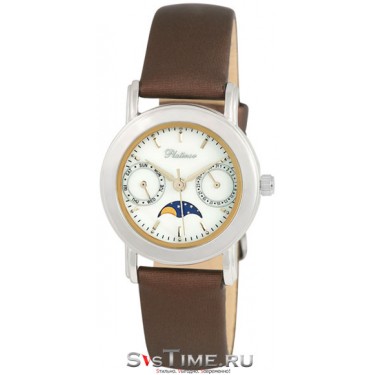 Женские серебряные наручные часы Platinor 97700.303