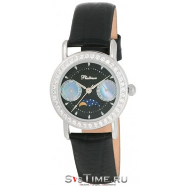 Женские серебряные наручные часы Platinor 97706.501