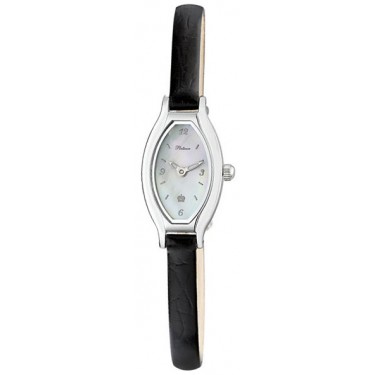 Женские серебряные наручные часы Platinor 98000.306