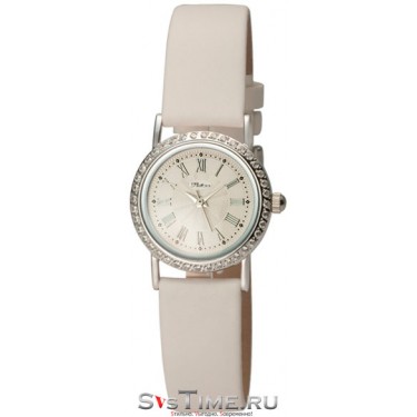 Женские серебряные наручные часы Platinor 98106.217